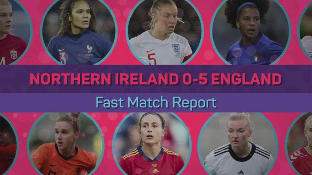 Northern Ireland 0-5 England - Fast Match Report
