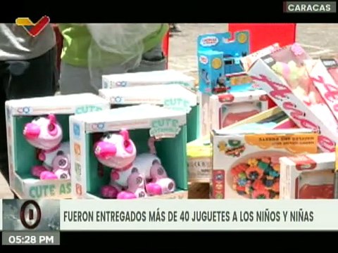 Caracas I Niños y niñas de la parroquia Santa Rosalía celebran su día