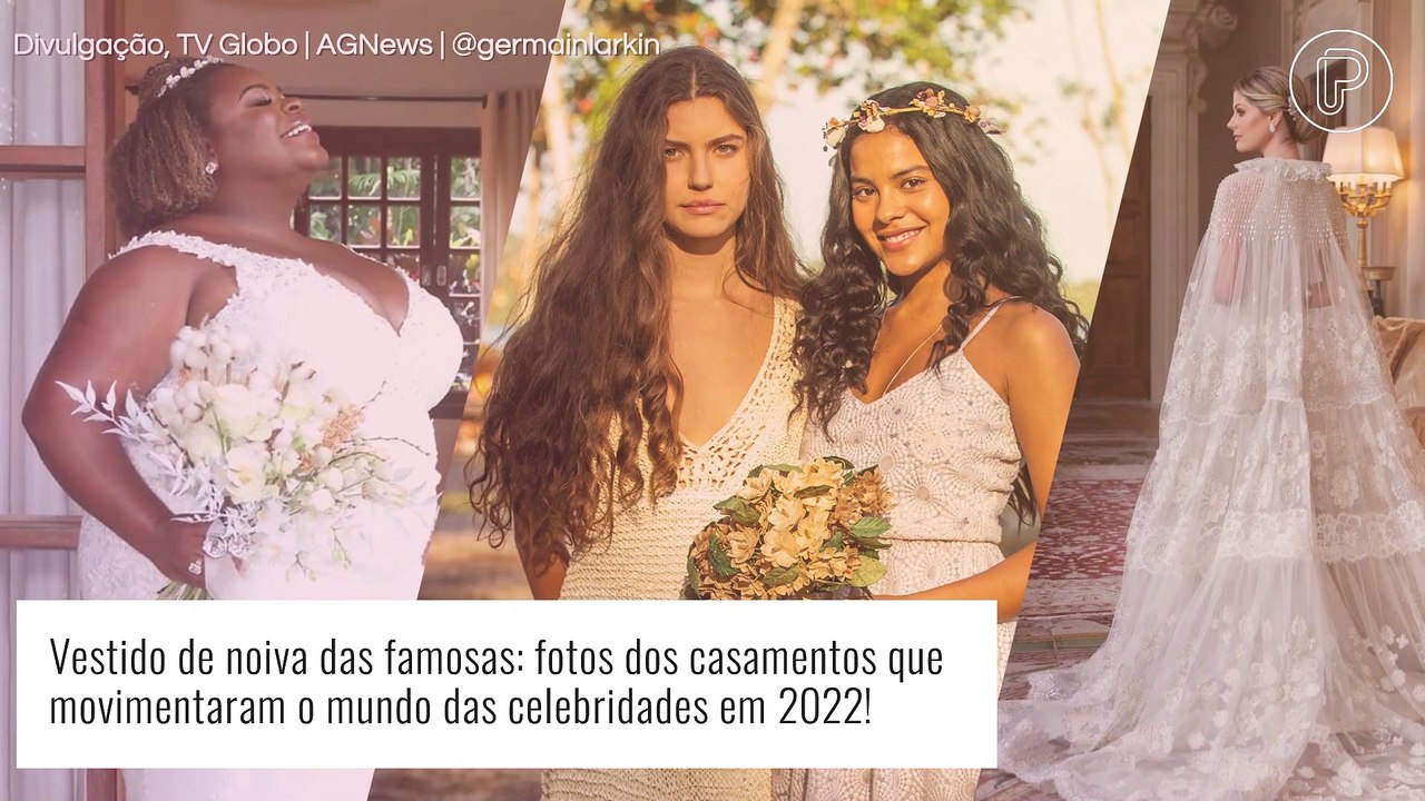 Casamento das famosas: os vestidos de noiva mais bonitos do ano para você se inspirar!