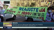 Brasil: Sindicatos denuncian desatención de actual gobierno