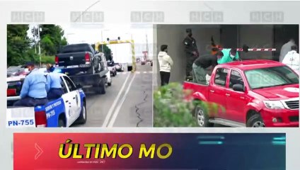 Policía Nacional decomisa vehículo que habrían utilizado en masacre donde murió el hijo del expresidente Lobo