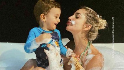 Melina Ramírez enterneció con fotos y dedicatoria para Salvador