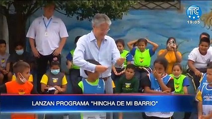 Lanzan programa "Hincha de mi barrio"