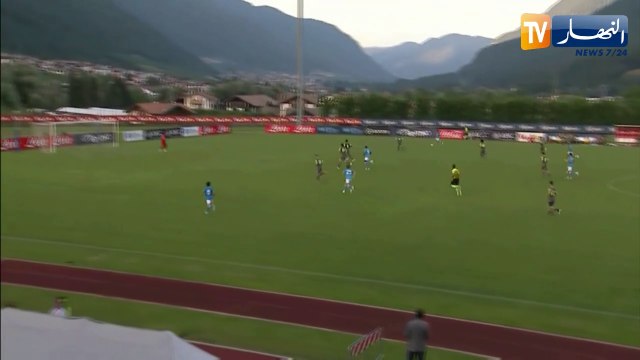 آدم وناس يشارك في فوز نادي نابولي وديا بـ 10 أهداف كاملة على نادي أوناوني