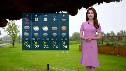 [뉴스와이드 날씨]'초복', 남부 중심 무더위…주말 내내 소나기