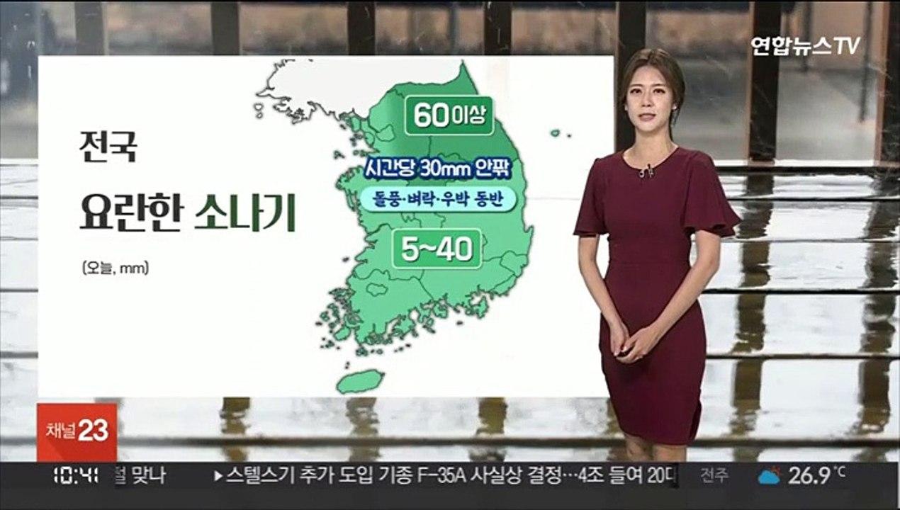 [날씨] '초복' 남부 중심 폭염…밤까지 전국 요란한 소나기