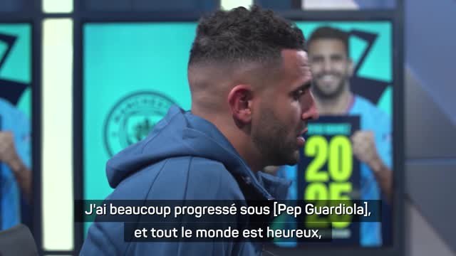 Manchester City - Mahrez : Très heureux de prolonger mon contrat ici