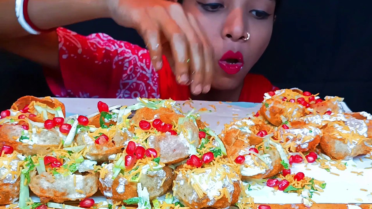 Golgappa Dahi Puri Eating Challenge | Golgappa Chaat Eating Competition | Golgappa Challenge