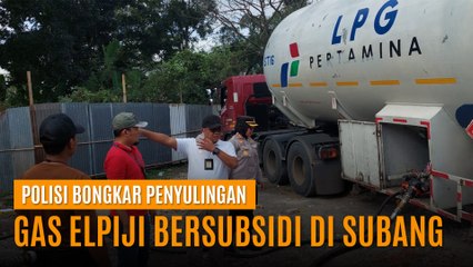 Lokasi Penyulingan Gas Elpiji Bersubsidi di Subang Berhasil Dibongkar Polisi, Begini Kronologinya