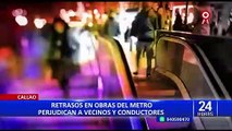 Callao: obras del Metro de Lima con 7 años de retraso afecta a vecinos, comerciantes y taxistas
