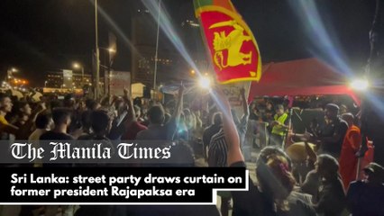 Sri Lanka: street party draws curtain on former president Rajapaksa era