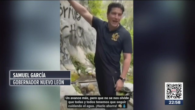 'Encontré una mina de oro', presume Samuel García que halló agua para NL, pero en Coahuila