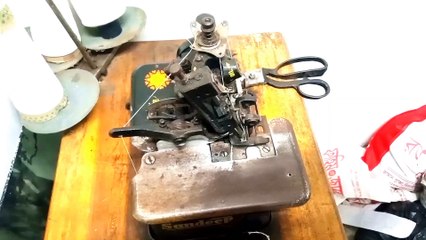 How To Lock Clothes With Overlock Machine 2022 Bangla। How To Lock Pants