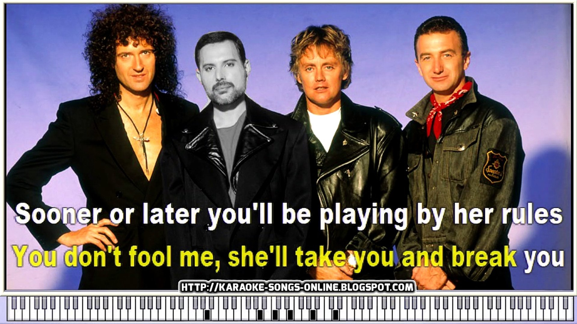 Queen - You Don't Fool Me - Karaoke Instrumental Version with virtual piano  & lyrics - video Dailymotion