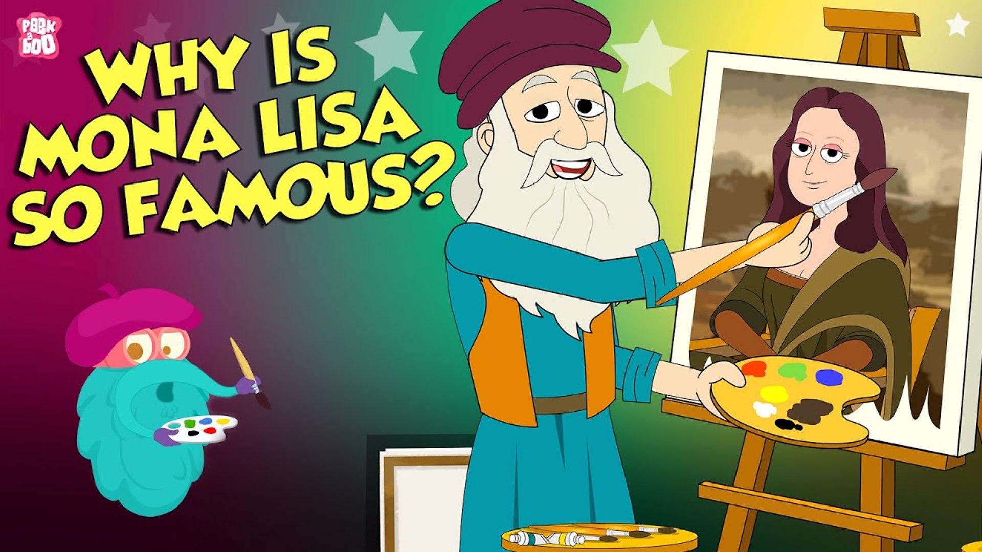 Why Is The Mona Lisa So Famous? | Story Of The Famous Painting | The Dr  Binocs Show | Peekaboo Kidz - video Dailymotion