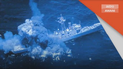 TLDM | KD Lekir tembak misil pertama di luar perairan Malaysia