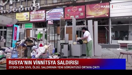 23 sivil öldü! Rusya'nın Vinnytsia saldırısından yeni görüntüler