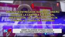 Zamir Villaverde presentó 3 nuevos audios que comprometerían a Pedro Castillo