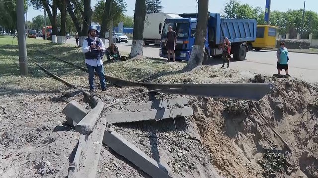 كاميرا الجزيرة ترصد آثار القصف على مدينة خاركيف