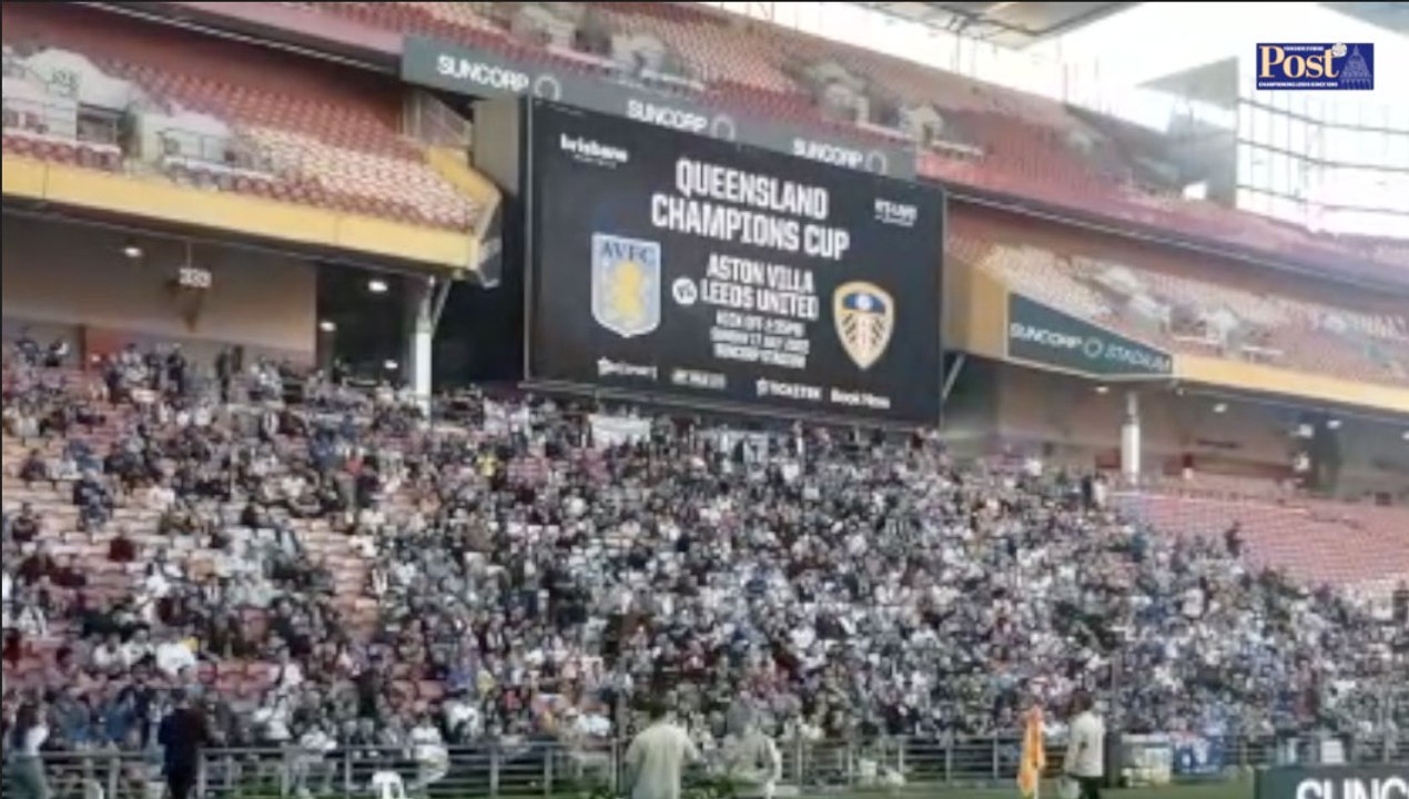 Leeds United open training session at the Suncorp Stadium, Brisbane
