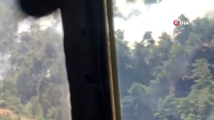 Manisa'da korkutan orman yangını