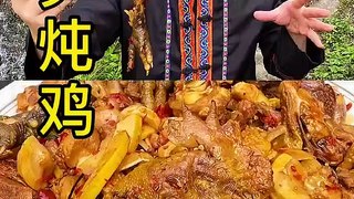 Amazing Natural Unique Cooking​ chicken meat pig livers snails duck meat and fish meat.
