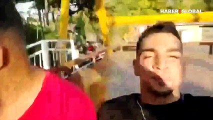 "Gondol"dan düşerek hayatını kaybetmişti...  Son görüntüsü ortaya çıktı