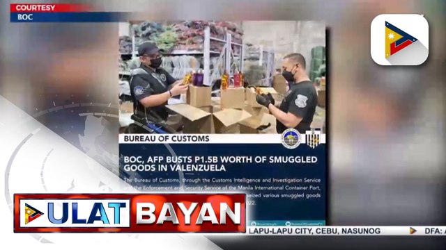 P1.5-B halaga ng smuggled goods, nasabat sa Valenzuela City; Mga pekeng luxury brand items, kabilang sa nakumpiska