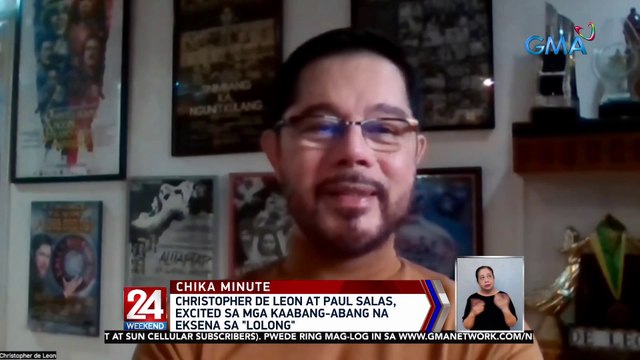 Christopher De Leon at Paul Salas, excited sa mga kaabang-abang na eksena sa Lolong | 24 Oras Weekend