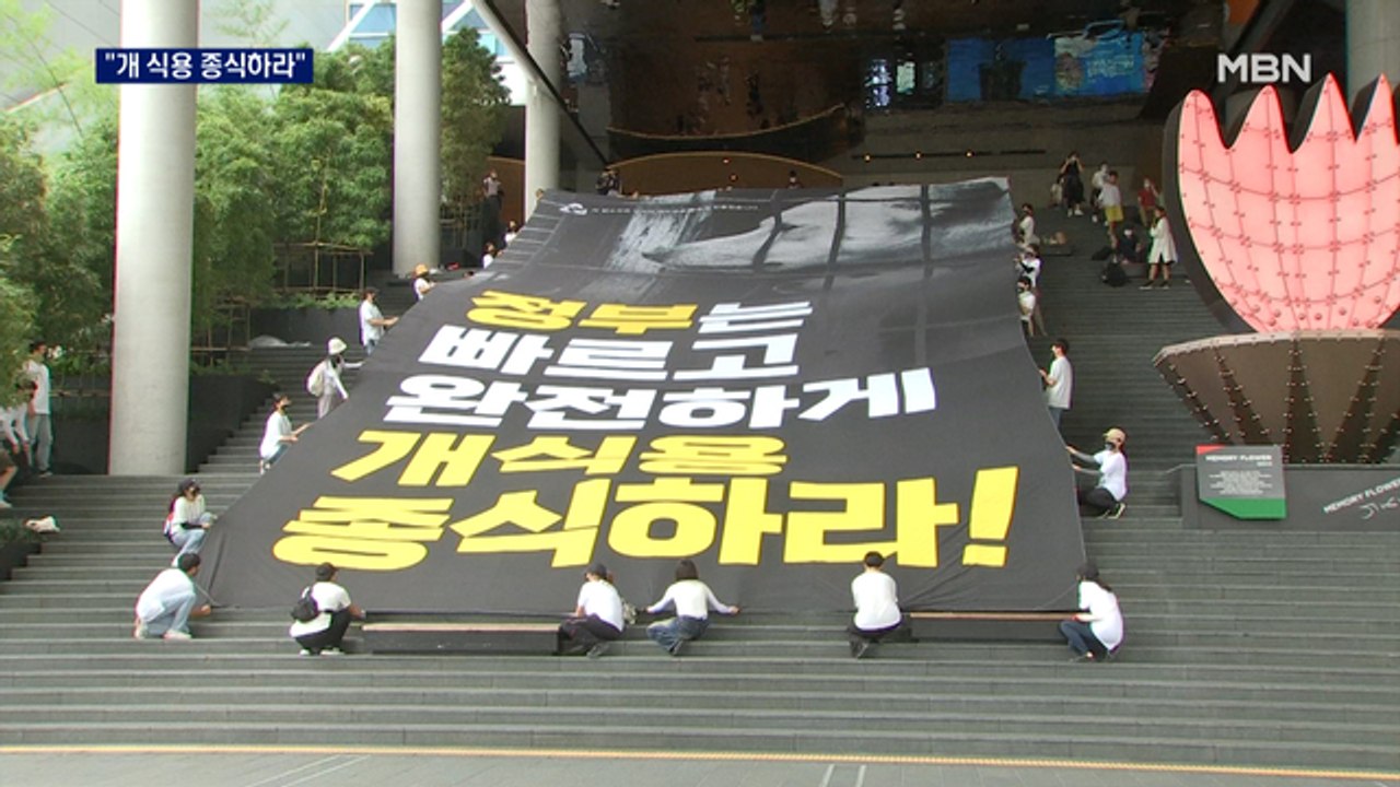 "개 식용 종식하라"…초복 맞아 정부에 결단 촉구