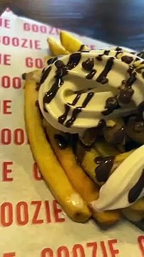 Goozie and Koop+Kraft are offering ice cream-topped fries to celebrate National Ice Cream Day