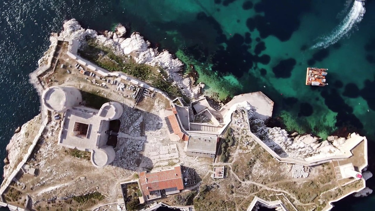 chateau d'if par drone