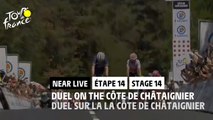 Duel sur la Côte de Châtaignier / Duel on the Côte de Châtaignier - Étape 14 / Stage 14 - #TDF2022