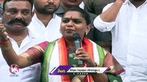 Kathi Karthika Joined In Congress Party In Presence Of TPCC Chief Revanth Reddy | V6 News