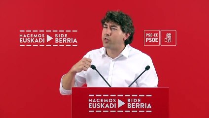 Eneko Andueza (PSE): "El Gobierno central está sacando las medidas con la resistencia de unos nacionalistas que, cuando aprueban, lo hacen arrastrando los pies"