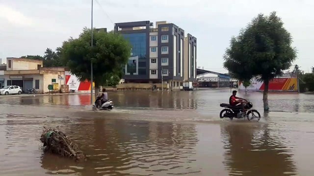 राजस्थान में मेहरबान मानसून, श्रीगंगानगर में बाढ़, जनजीवन अस्तव्यस्त