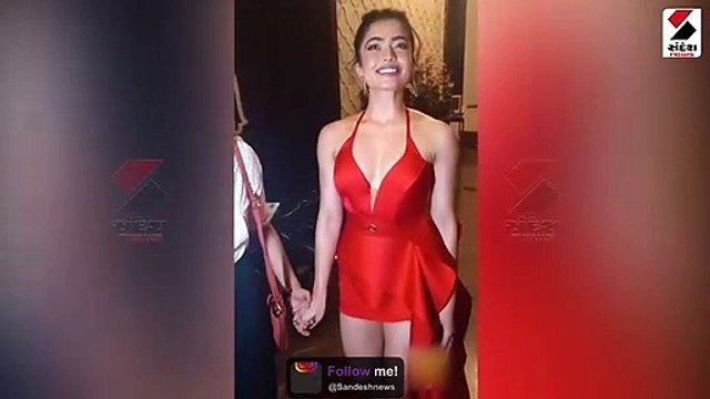 રેડ ડ્રેસમાં રશ્મિકા મંદાનાની મારકણી અદા, વીડિયો જોઈ કહેશો - ‘બલમ શામી’