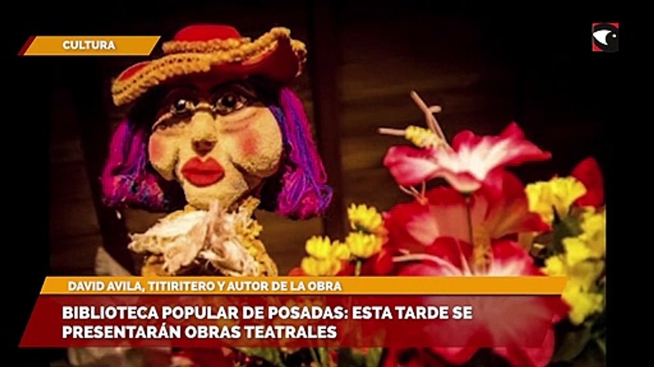 Biblioteca popular de Posadas: esta tarde se presentarán obras teatrales