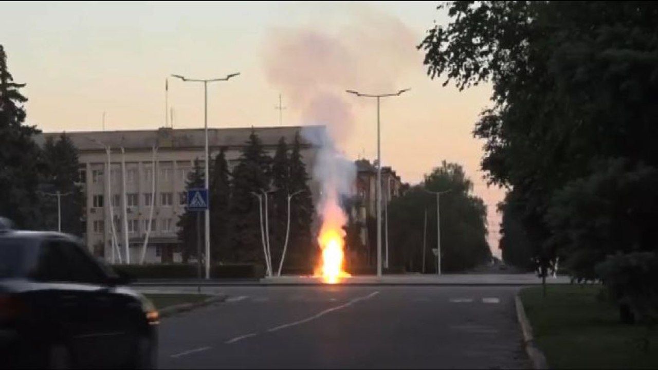 Media ucraini: terribile esplosione in piazza centrale Kramatorsk