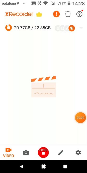 Teste de Gravação