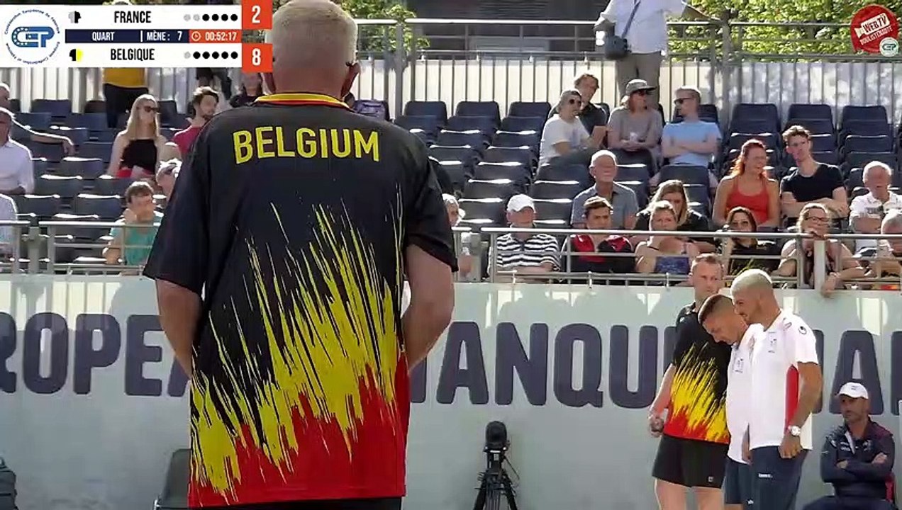 Les quarts Bois-le-Duc Pays-Bas : Championnats d'Europe doublette, tête-à-tête et mixte 2022