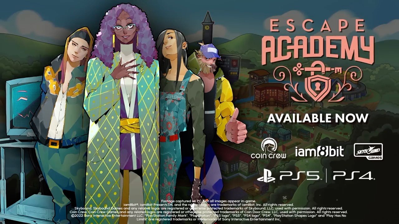 Escape Academy Launch Trailer PS