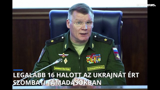 16 halott a szombati orosz támadásokban Ukrajnában