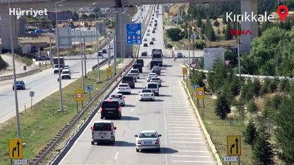 Tatilcilerin dönüş yolcuğu sürüyor