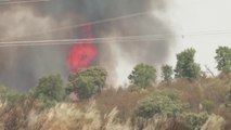El incendio de Las Casas de Miravete que afecta a Monfragüe sigue fuera de control