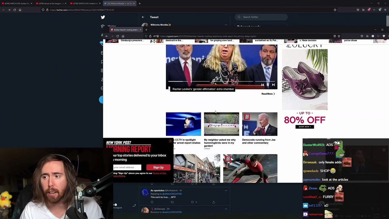 Amber Heard Tears Photoshopped on the News Johnny Depp is a Monster_