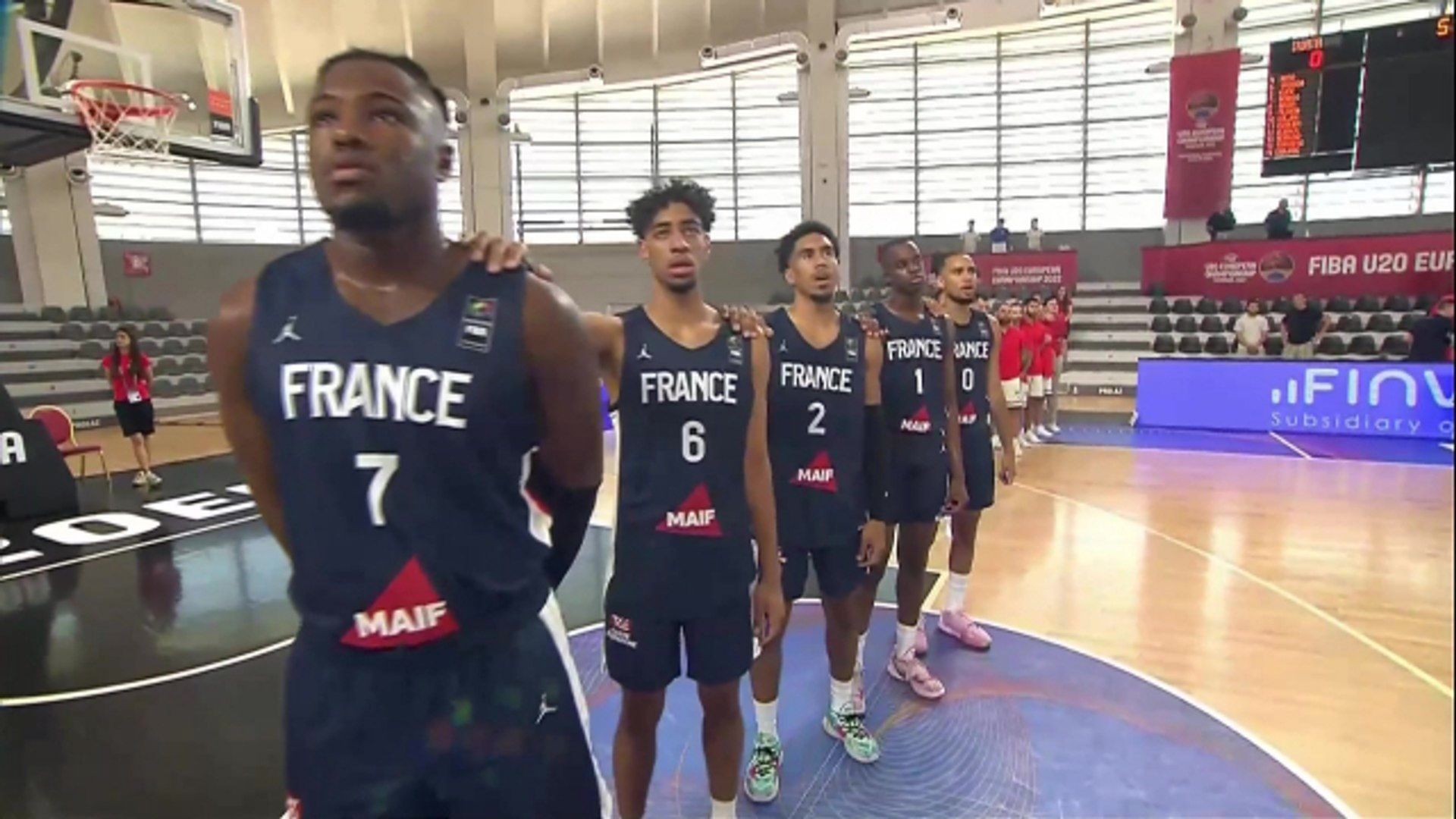 Le replay de Croatie - France - Basket - Euro U20 - Vidéo Dailymotion