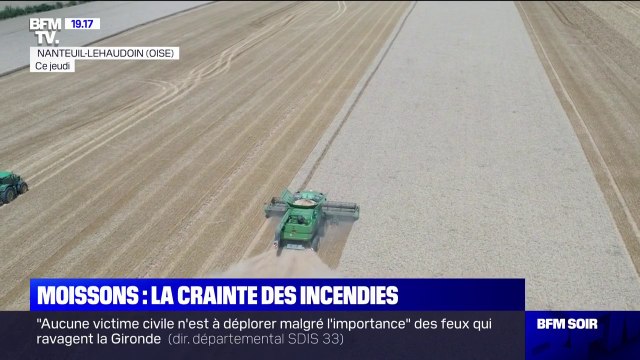 Dans l'Oise, les agriculteurs craignent des départs de feu pendant les moissons