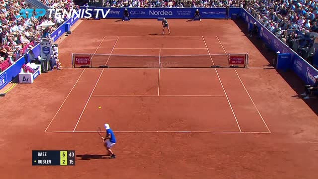 Highlights: Thiem-Bezwinger Baez schlägt Rublev