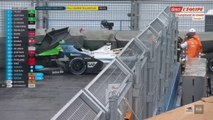 Formula E 2022 Eprix New York Race 1 Rain Chaos Massive Crash Pile Up